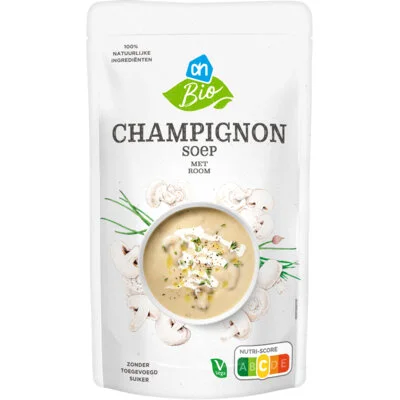 AH Biologisch Champignon soep met room