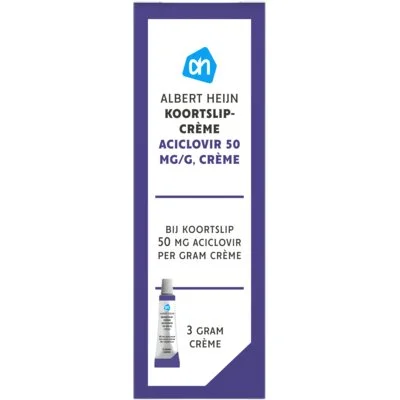 AH Koortslipcrème aciclovir 50mg