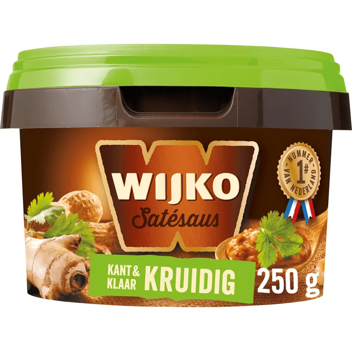 Wijko Satésaus Kruidig Kant en Klaar 250 g
