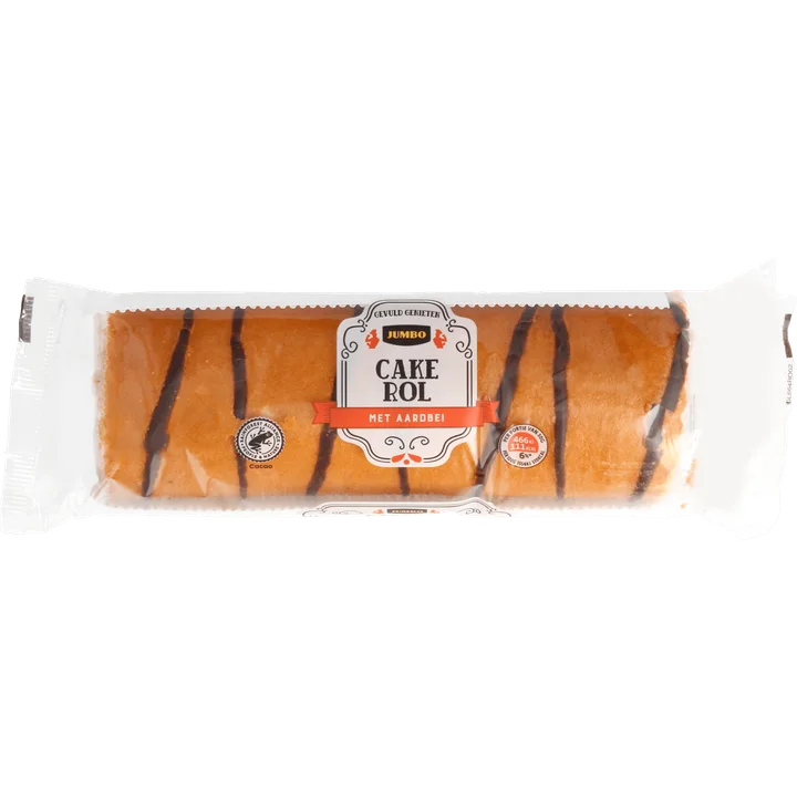 Jumbo Cakerol met Aardbei 300 g