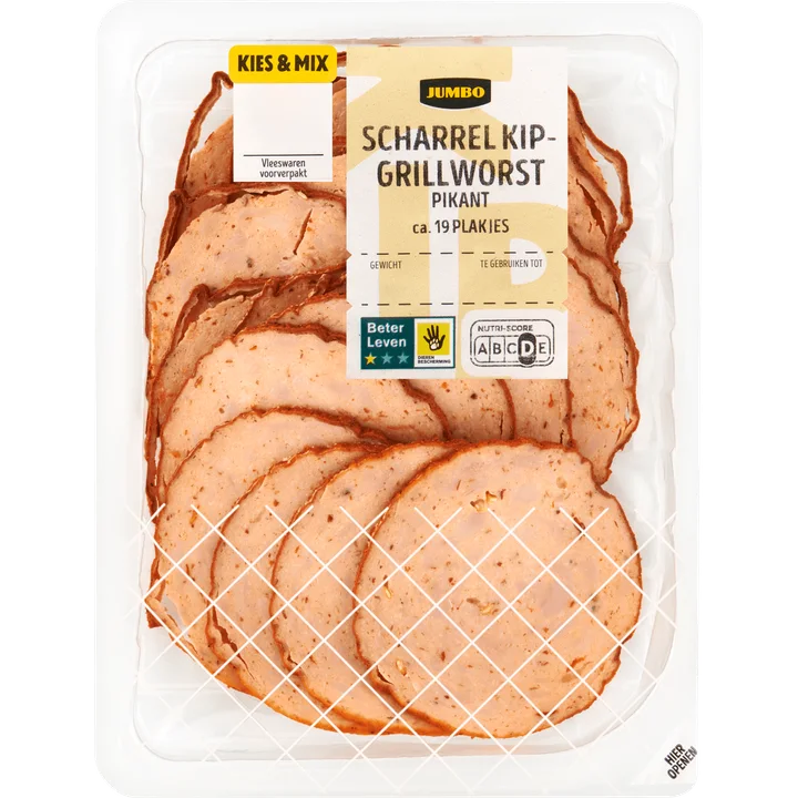 Jumbo Scharrel Kipgrillworst Pikant 160 g
