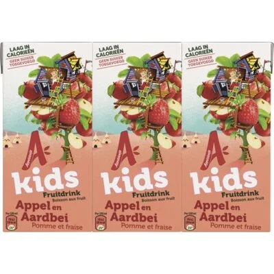 Appelsientje Kids fruitdrink appel en aardbei 6-pack