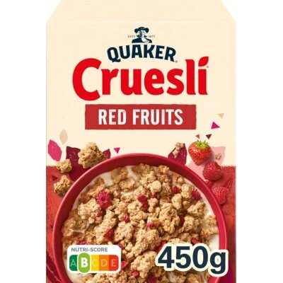 Quaker Cruesli rood fruit