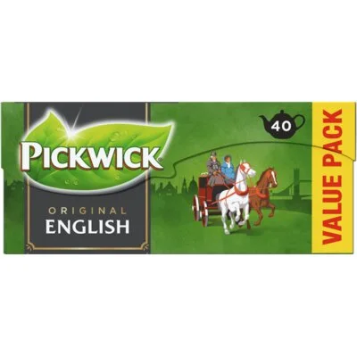 Pickwick English zwarte thee voor pot voordeelpak