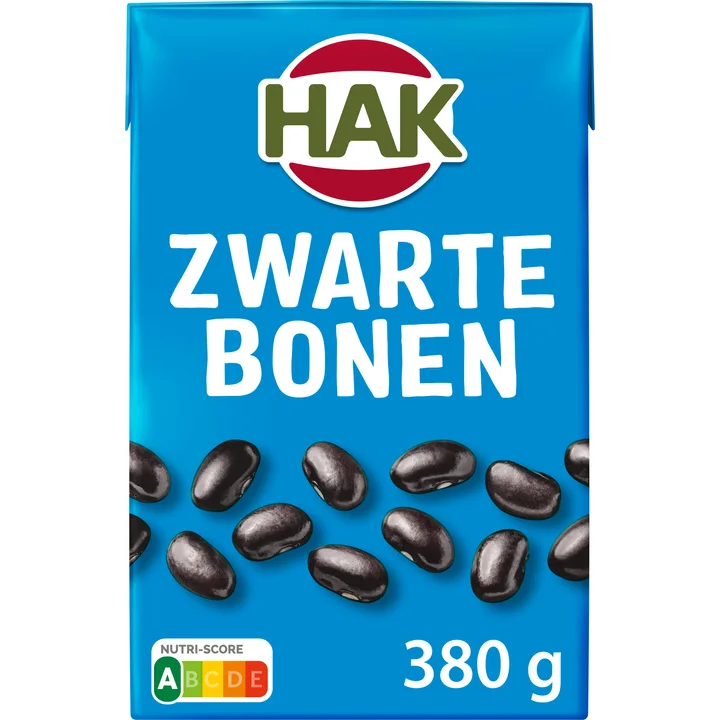 HAK Zwarte Bonen 380g