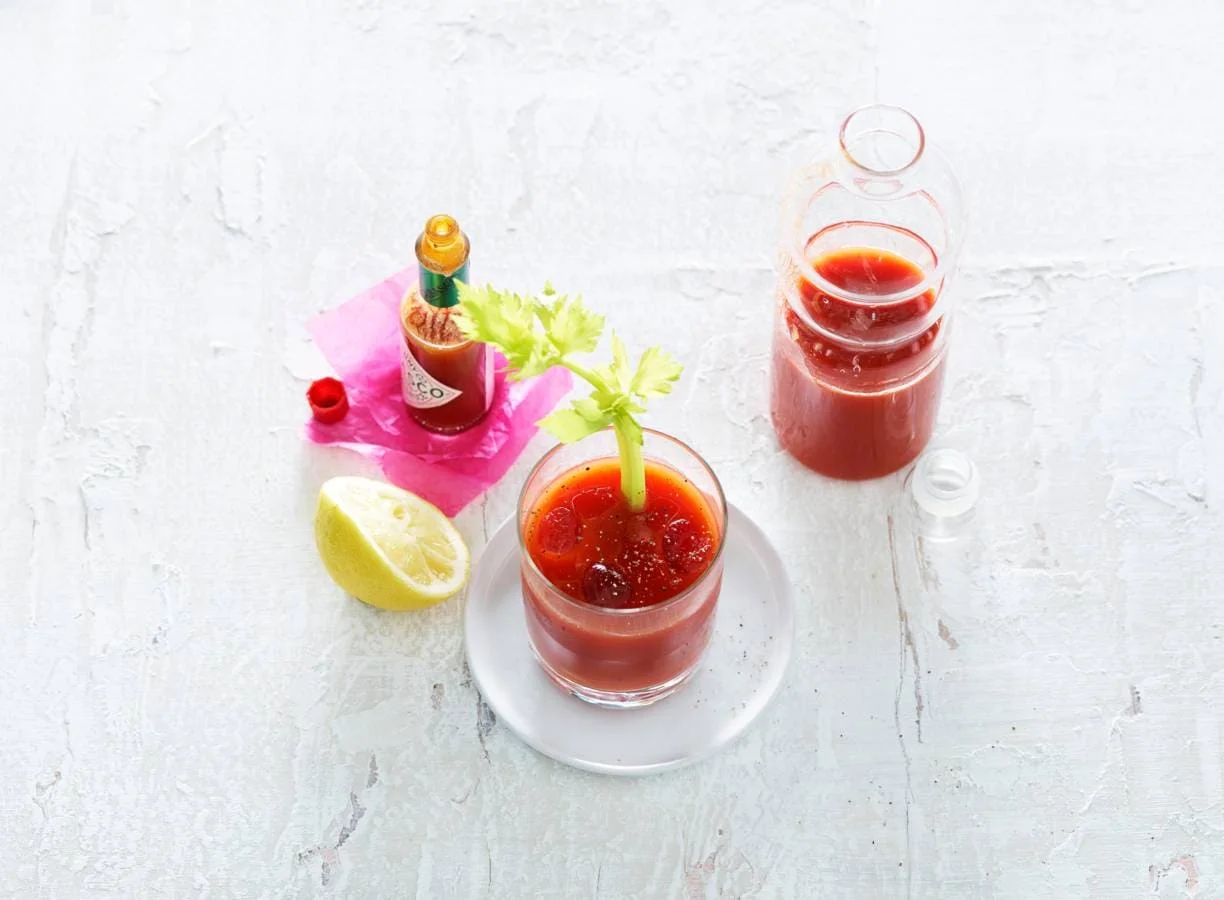 Bloody mary mocktail van Mara Grimm