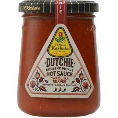 Kesbeke Dutchie hotsaus Carolina reaper