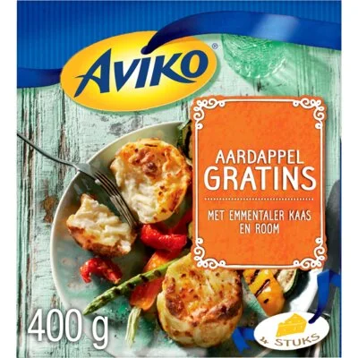 Aviko Aardappel gratins met emmentaler & room