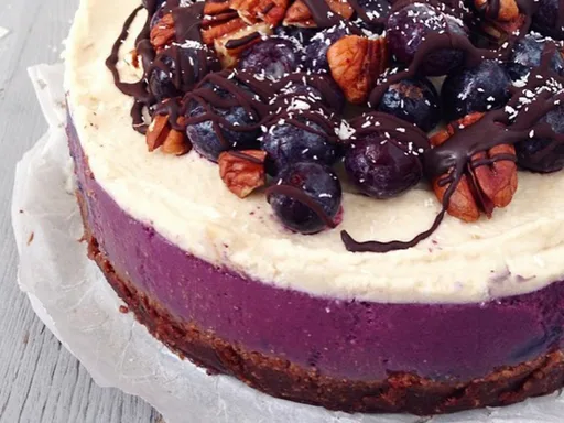 Acai Blueberry Cream Pie
