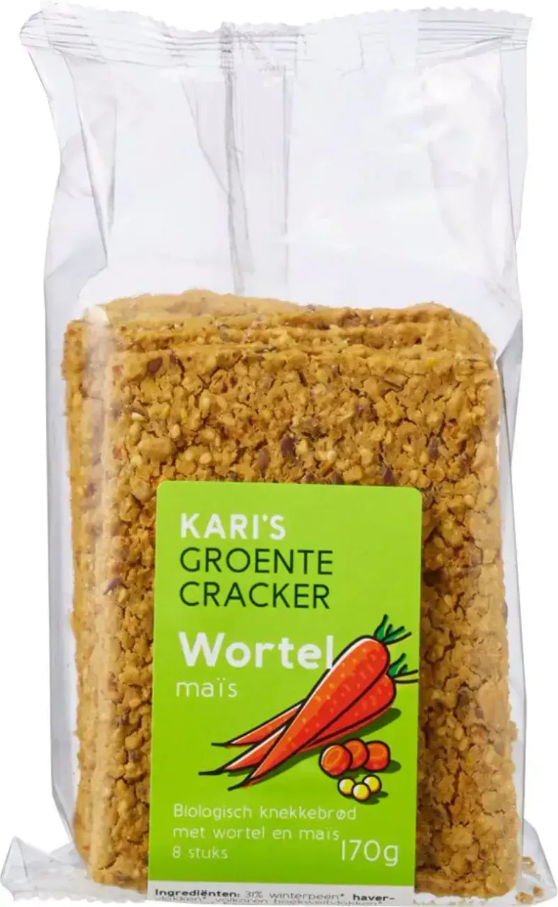 Groentecracker wortel maïs