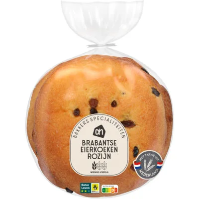 AH Brabantse eierkoeken rozijn
