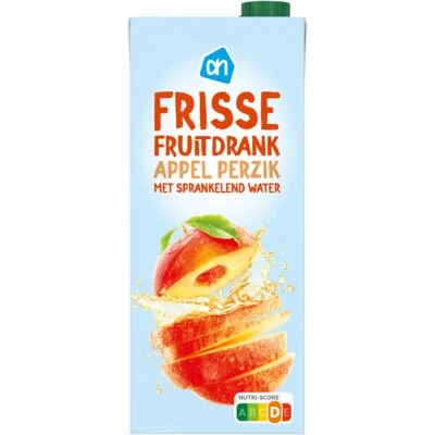 AH Frisse fruitdrank appel perzik