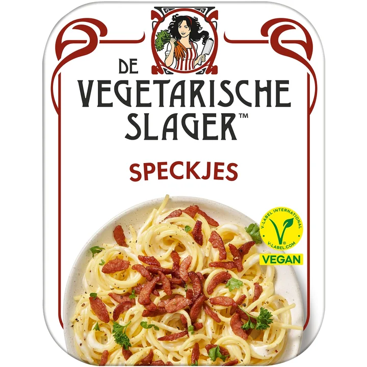 De Vegetarische Slager Speckjes Vegan 125 g
