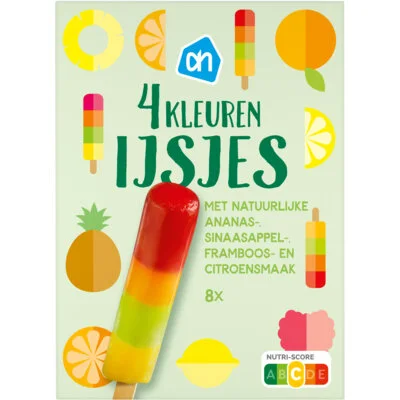 AH 4 kleuren ijsjes