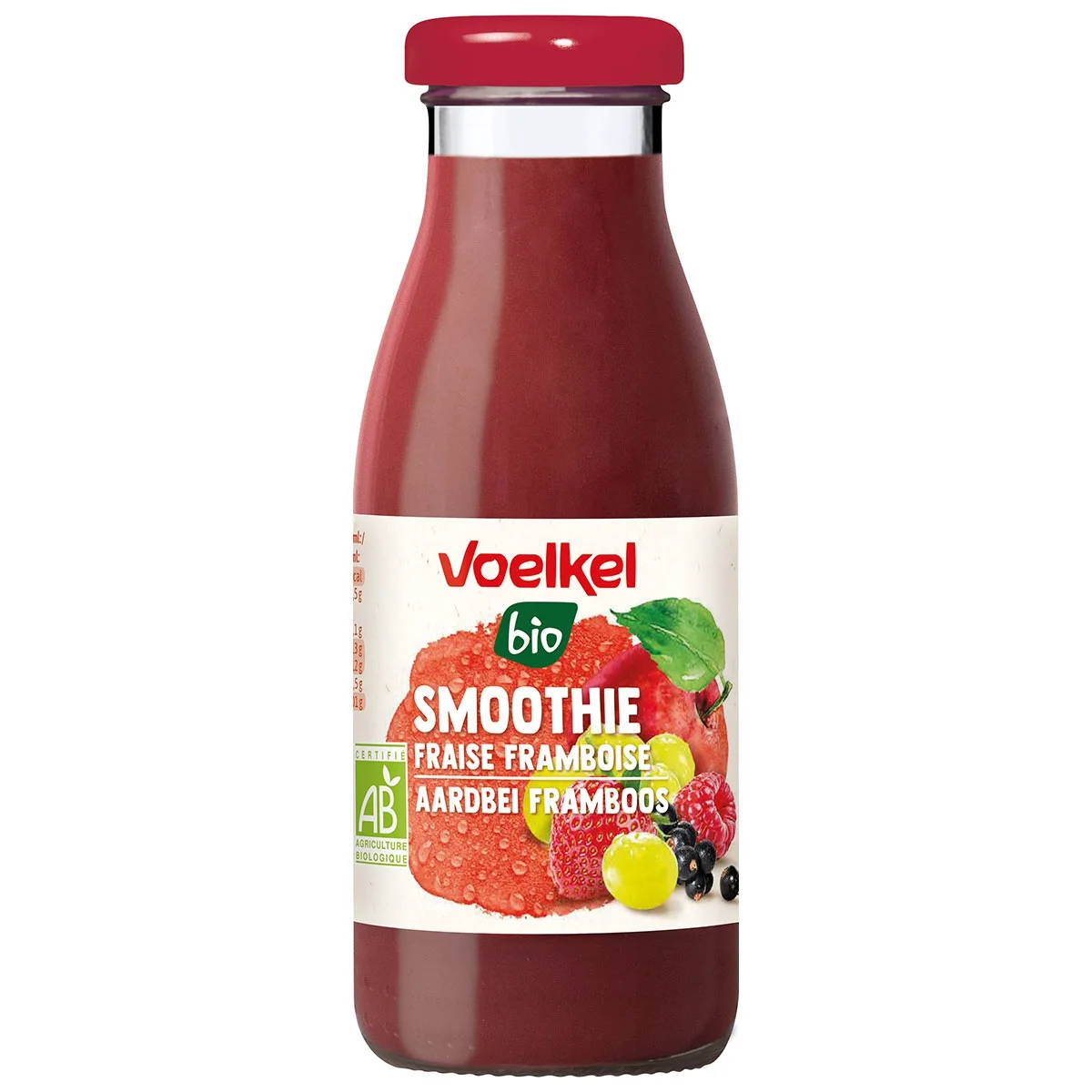 Smoothie aardbei framboos