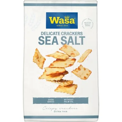 Wasa Delicate Crackers Sea Salt 180g