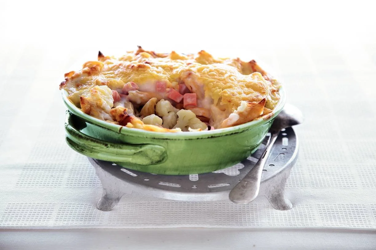 Bloemkoolpasta uit de oven