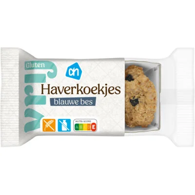 AH Glutenvrij Haverkoekjes bosbes