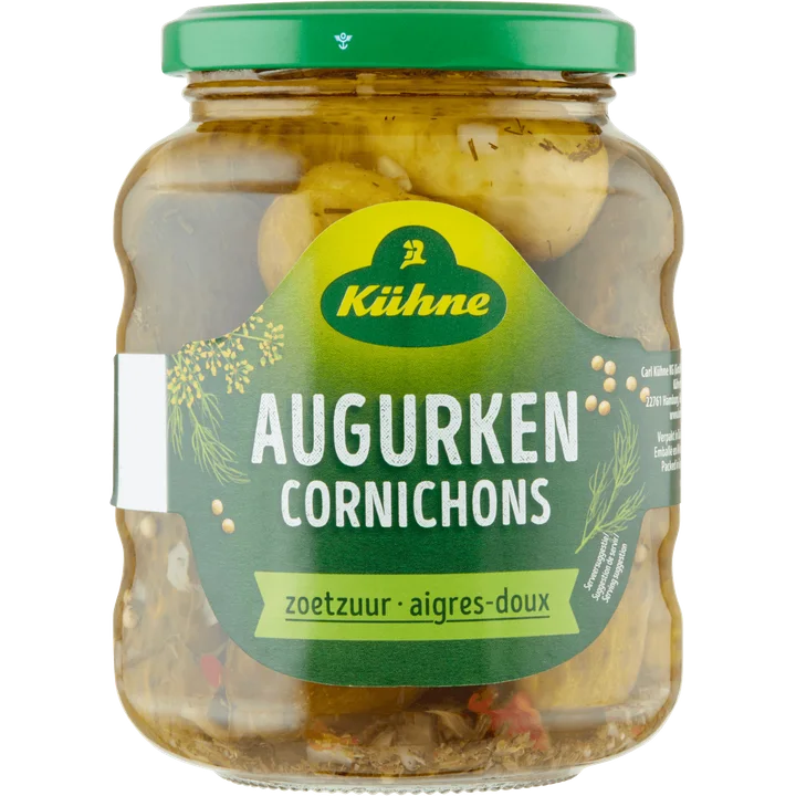 Kühne Augurken Zoetzuur 330 g