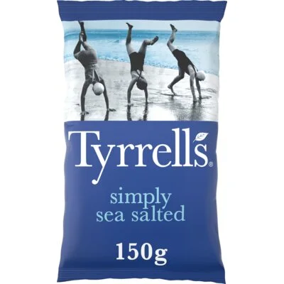 Tyrrells Simply Sea Salted Chips 150 g