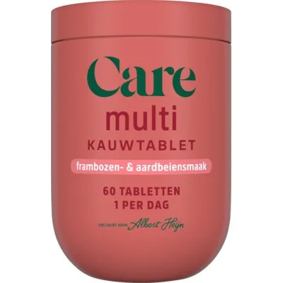 Care Multi alles-in-1 kauwtabletten framboos