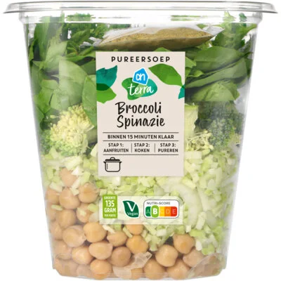 AH Terra Pureersoep broccoli spinazie