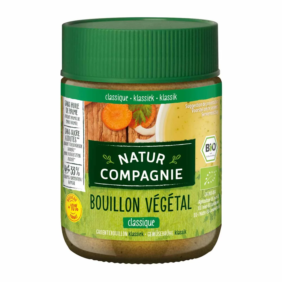 Groentebouillon-poeder helder