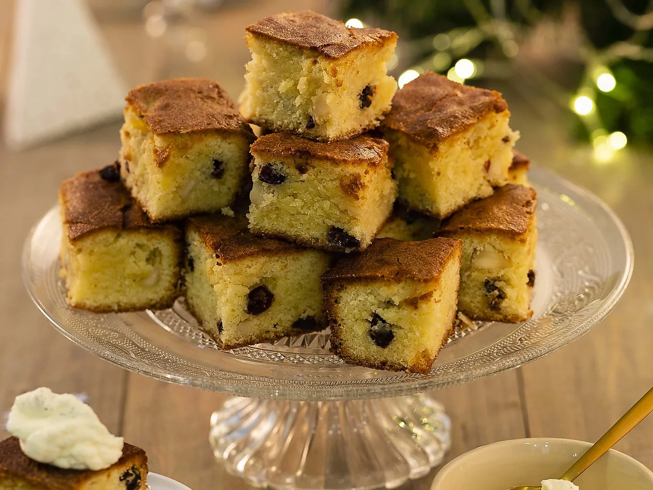 Blondies met macadamianoten