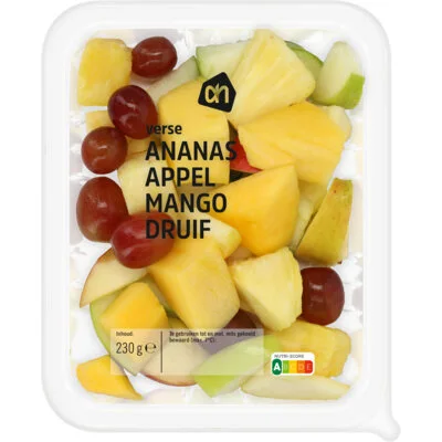 AH Verse ananas, appel, mango en druif