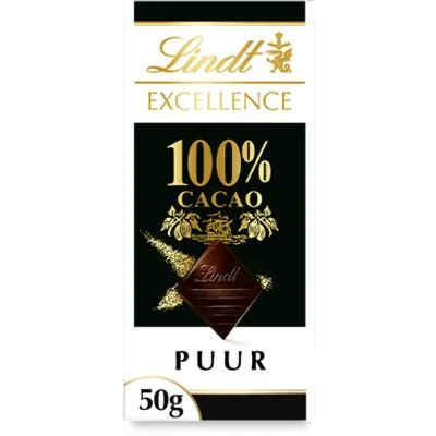 Lindt Excellence 100% pure chocolade