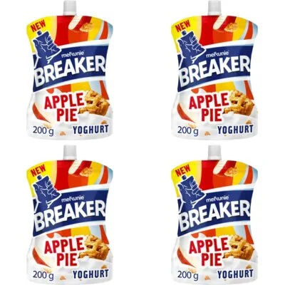 Melkunie Breaker apple pie yoghurt 4-pack