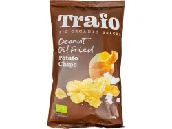 Aardappelchips gebakken in Kokosolie