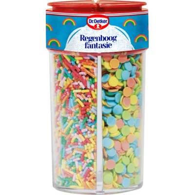 Dr. Oetker Regenboogfantasie Taart Versiering 152g