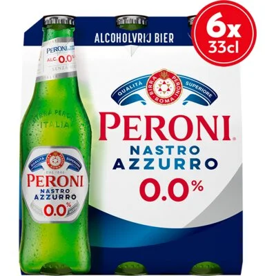 Peroni Nastro azzurro alcoholvrij bier 6-pack