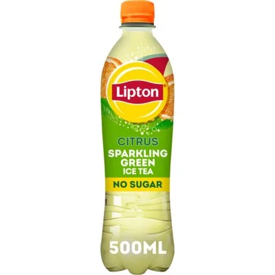 Lipton Ice Tea Sparkling Green Citrus No Sugar 500 ml
