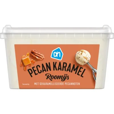 AH Roomijs pecan caramel