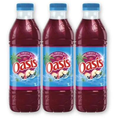 Oasis Appel zwarte bes framboos 3-pack