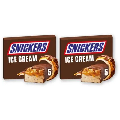 Snickers Karamel pinda ice bar 2-pack