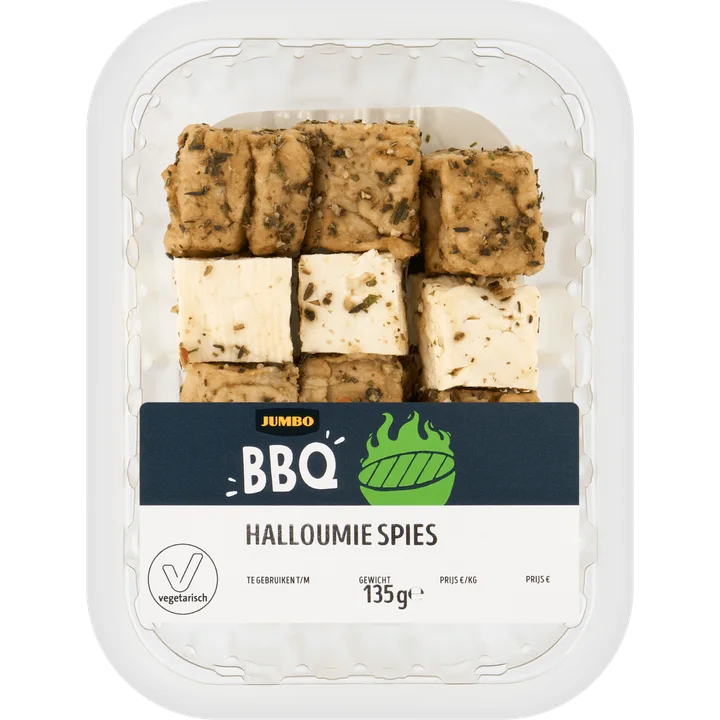 Jumbo BBQ Halloumie Spies 135 g