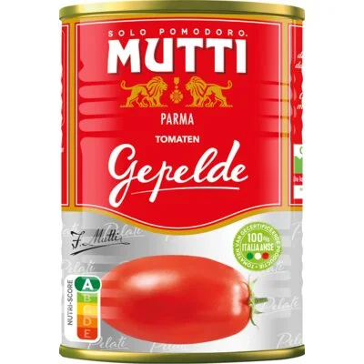Mutti Gepelde Tomaten 400g