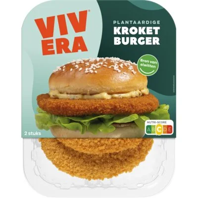 Vivera Plantaardige Kroketburger 2 Stuks 150 g