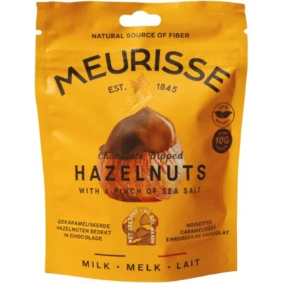 Meurisse Gekarameliseerde hazelnoten melk