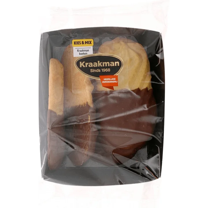 Kraakman Roomboter Sprits met Chocolade 5 Stuks
