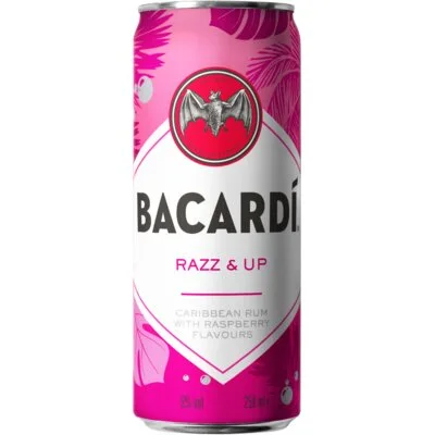 Bacardi Razz & up