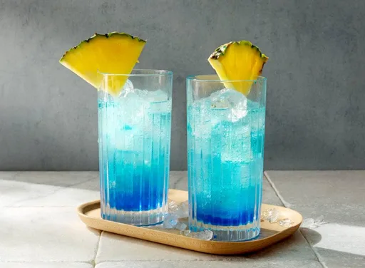 Blue lagoon cocktail
