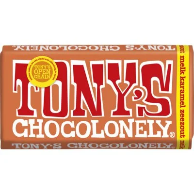 Tony's Chocolonely Reep melk karamel zeezout