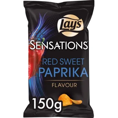 Lay's Sensations Red Sweet Paprika Chips 150 gr