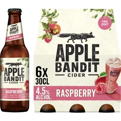Apple Bandit Raspberry cider 6-pack