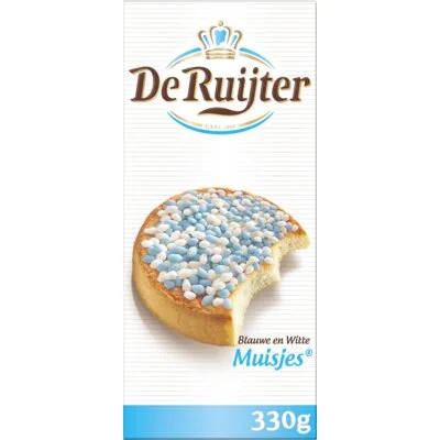 De Ruijter Muisjes Blauwe & Witte 330 g