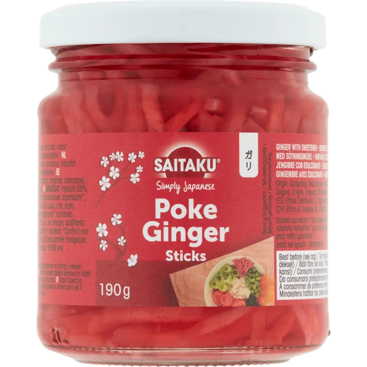 Saitaku Poke Ginger Sticks 190 g